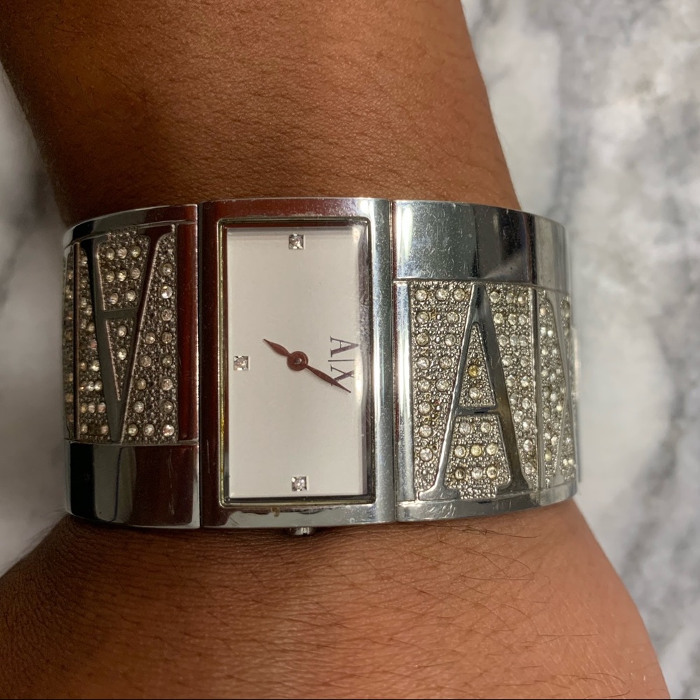 Bling bling watch by Armani Exchange